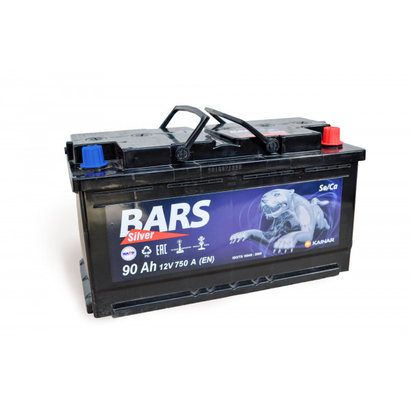 АКБ 6СТ-90 R+ (пт 750) Silver BARS