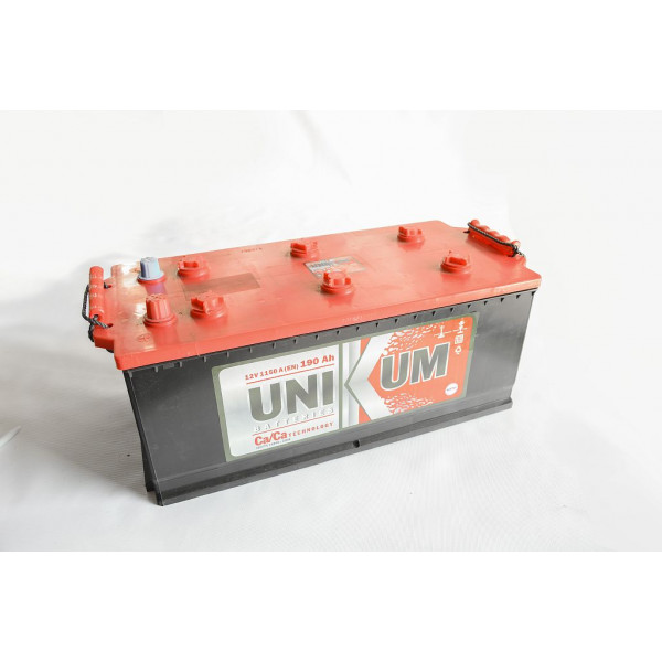 АКБ 6СТ-190 Тип3 (плоский конус)(пт 1200) (euro) UNIKUM