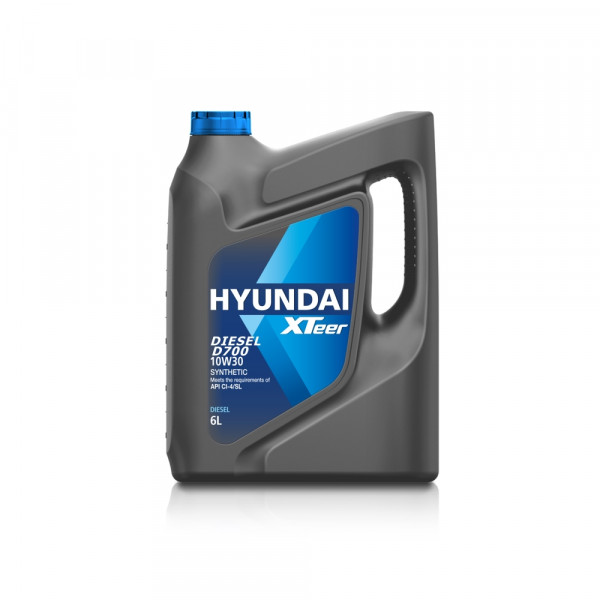 Масло ДВС 10W-30 Xteer HYUNDAI диз, Diesel D700 CI-4/SL, 6л, п/синт_АКЦИЯ_