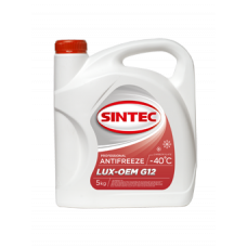 Антифриз SINTEC LUX G12, (-40), 5л, красн