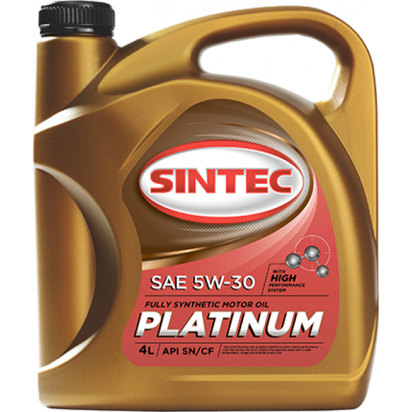 Масло ДВС 5W-30 SINTEC Platinum SN/CF, 4л, синт