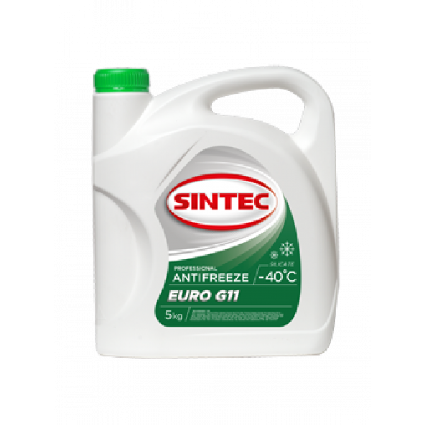 Антифриз SINTEC EURO G11, (-40), 5л, зел